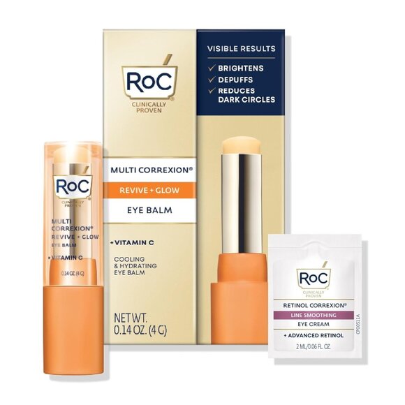 Hypoallergenic Vitamin C Eye Balm 0.14 oz - Fast-Absorbing Brightening Formula